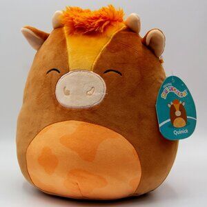 10" Quinick The Brown Cow Squishmallows Plush Toy BNWT